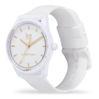 36mm Solar Power Collection White Gold Womens Watch By ICE-WATCH image