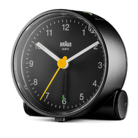 7cm Black Analogue Alarm Clock By BRAUN image