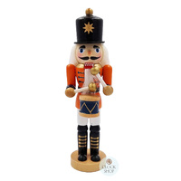 18cm Orange Drummer Nutcracker image