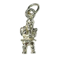 Charm - Santa Silver image