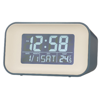 6cm Alta Blue Reflective LCD Digital Alarm Clock By ACCTIM image
