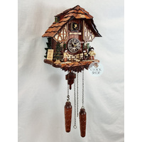 Erzgebirge Figurines Battery Chalet Cuckoo Clock 29cm By TRENKLE image