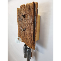 200 Year Old Black Forest Farmhouse Wood 8 Day Mechanical Cuckoo Clock By ROMBA image