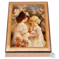 Wooden Musical Jewellery Box - Little Treasures (Haydn- Children's Symphony) image