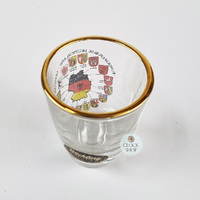 Shot Glass With German Map & Coat Of Arms image
