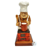 21cm Hand Carved Baker German Incense Burner By Master Carver image