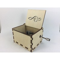 DIY Wooden Music Box For Hand Crank Musical Movements image