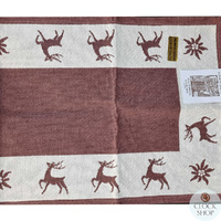 Mauve Reindeer Table Runner By Schatz (100cm) image