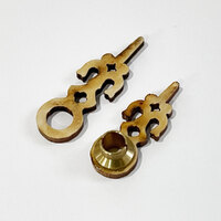 Wooden Antique Style Cuckoo Clock Hands With Hour Hand Bushing (26mm & 21mm) image