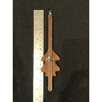 Cuckoo Clock Mechanical Pendulum Oak Leaf Rod Length 210mm image