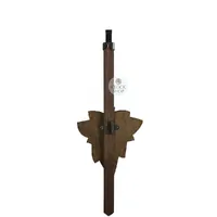 Walnut Maple Leaf Mechanical Cuckoo Clock Pendulum- Small (170mm) image