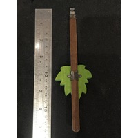 Cuckoo Clock Mechanical Pendulum Small Maple Leaf Two Tone Walnut And Green Rod Length 180mm image