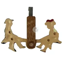 Swinging Couple On Seesaw Novelty Quartz Clock Pendulum (55mm) image