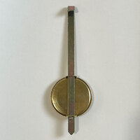 Pendulum For Novelty Battery Clock Gold With Small Bob (80mm Length) image