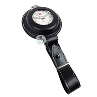 48mm Stainless Steel Workers Pocket Watch With Black Leather Pouch By CLASSIQUE image
