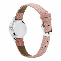 DISNEY Petite Minnie Mouse Watch With Pink Croco Leather Band  image