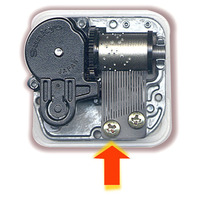 Double Wire Stopper For 18 Note Music Box Movement image