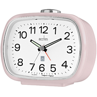 9cm Camille Pink Analogue Alarm Clock By ACCTIM image