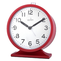 11cm Penny Red Analogue Alarm Clock By ACCTIM image