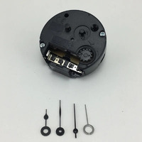 German Round Alarm Clock Quartz Movement - 9.7mm Shaft (Suits Dials 0-1mm Thick) image