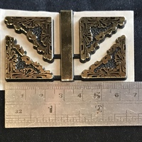 24mm Gold & Black Corners For Clock Dial image
