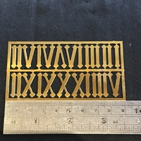 Gold Brass Roman Numerals 20mm image