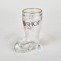 Shot Glass Boot With Clock Shop Logo image