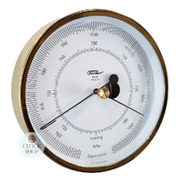 13cm Polished Brass Polar Series Barometer By FISCHER image