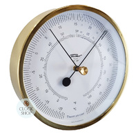 13cm Polished Brass Polar Series Thermometer By FISCHER image