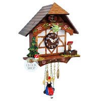 Tudor House Battery Chalet Kuckulino With Swinging Doll 17cm By TRENKLE image