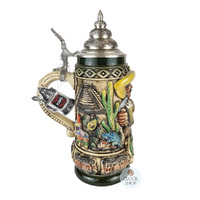 Mexico Beer Stein Rustic 0.5L By KING image