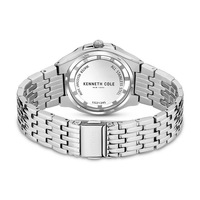 36mm Crystal & Silver Womens Quartz Watch With Silver Band By KENNETH COLE image