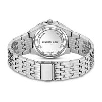 Silver and Diamanté Watch with Bracelet Band BY KENNETH COLE image