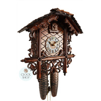 Railroad House 8 Day Mechanical Cuckoo Clock 32cm By HÖNES image