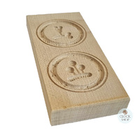 Springerle Mould- 2 Designs (Grapes & Bell) image