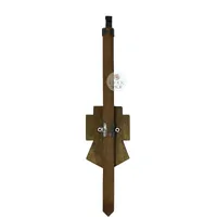 Dark Walnut Chalet Style Mechanical Cuckoo Clock Pendulum (180mm) image