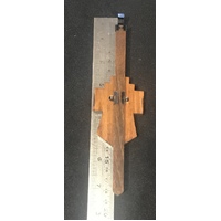 Cuckoo Clock Mechanical Pendulum Chalet Style Hand Painted in Walnut Colour - Rod Length 180mm image
