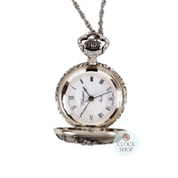 27mm Rhodium Womens Pendant Watch With Love Birds By CLASSIQUE (Roman) image