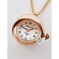 20mm Rose Gold Womens Ball Pendant Watch By CLASSIQUE (Roman) image