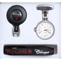 Stainless Steel Nurses Watch With Pro Care Set By CLASSIQUE image