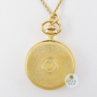 3cm Crest Gold Plated Pendant Watch By CLASSIQUE (Arabic) image