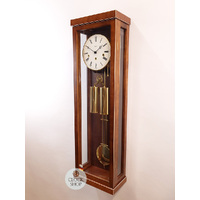 86cm Walnut 8 Day Mechanical Regulator Wall Clock By HERMLE image