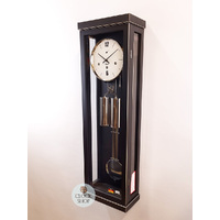 86cm Black 8 Day Mechanical Regulator Wall Clock By HERMLE image