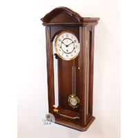 67cm Walnut 8 Day Mechanical Chiming Wall Clock By HERMLE image