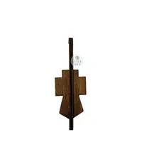 Large Walnut Chalet Style Novelty Quartz Clock Pendulum (110mm) image