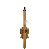 Oak Chalet Style Novelty Quartz Clock Pendulum (170mm) image
