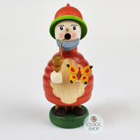 10cm Dwarf & Butterfly German Incense Burner By Richard Glässer image