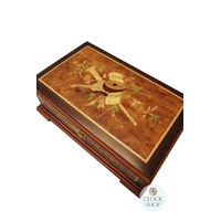 Burlwood 70 Note Music Box With Instrument Inlay (Tchaikovsky- The Nutcracker Suite) image
