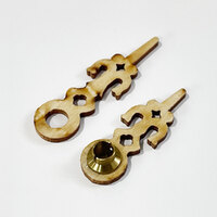 Wooden Antique Style Cuckoo Clock Hands With Hour Hand Bushing (35mm & 28mm) image