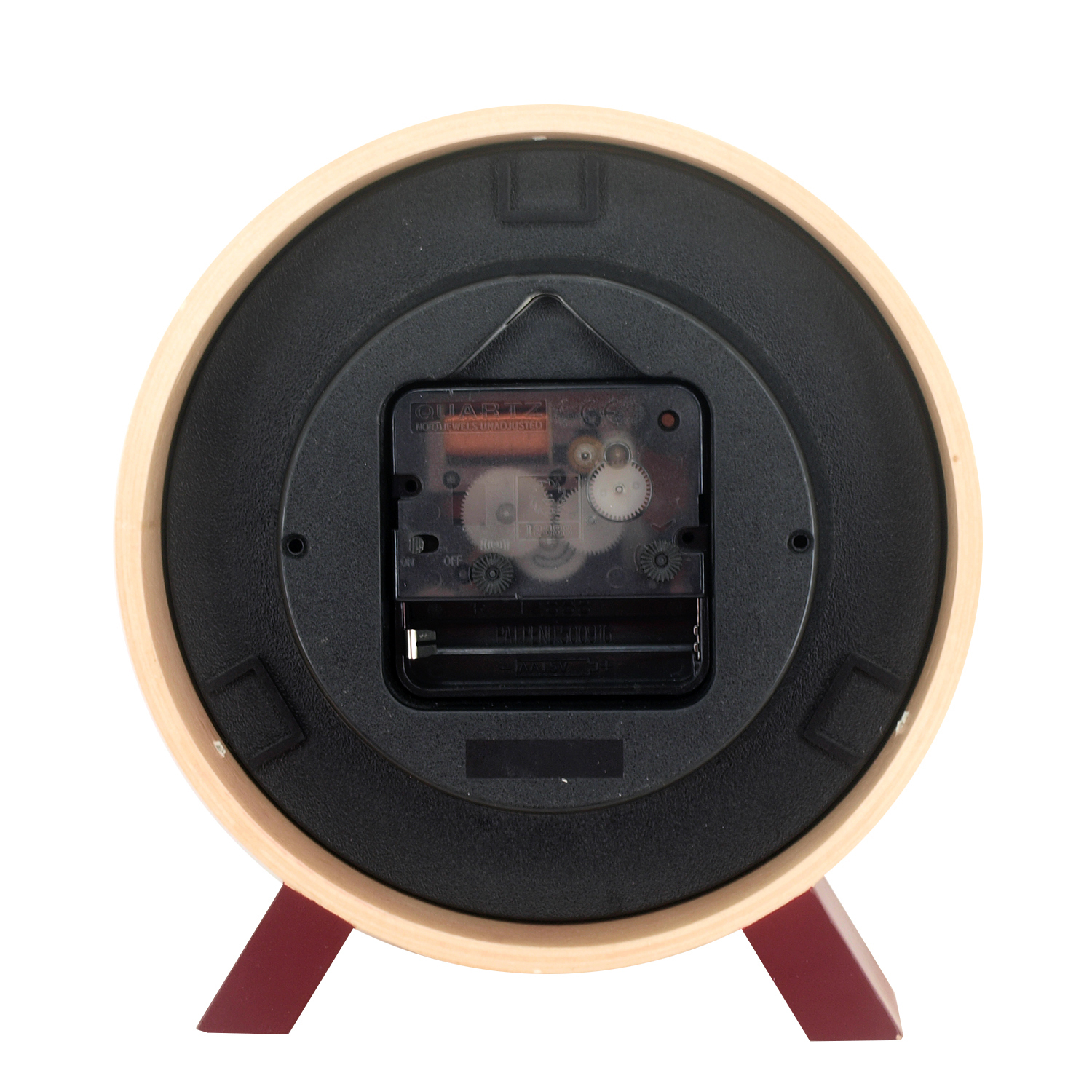 15cm Flor Collection Red Silent Analogue Alarm Clock By CLOUDNOLA